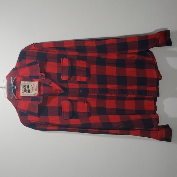 Zumba Plaid Snap-front Shirt XL - Picture 2 of 8